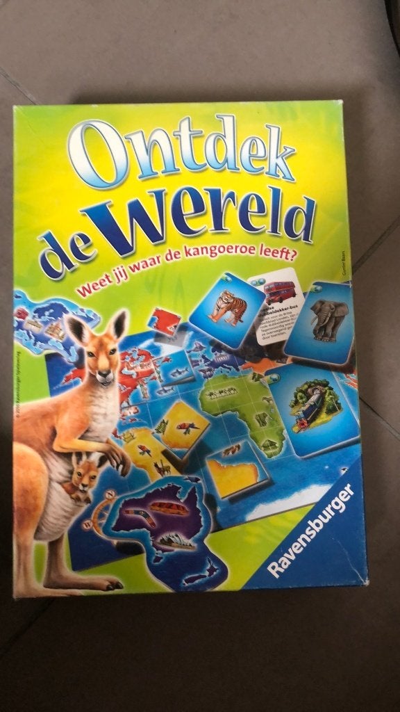 Spel Ontdek de wereld, Hobby en Vrije tijd, Ophalen of Verzenden, Zo goed als nieuw