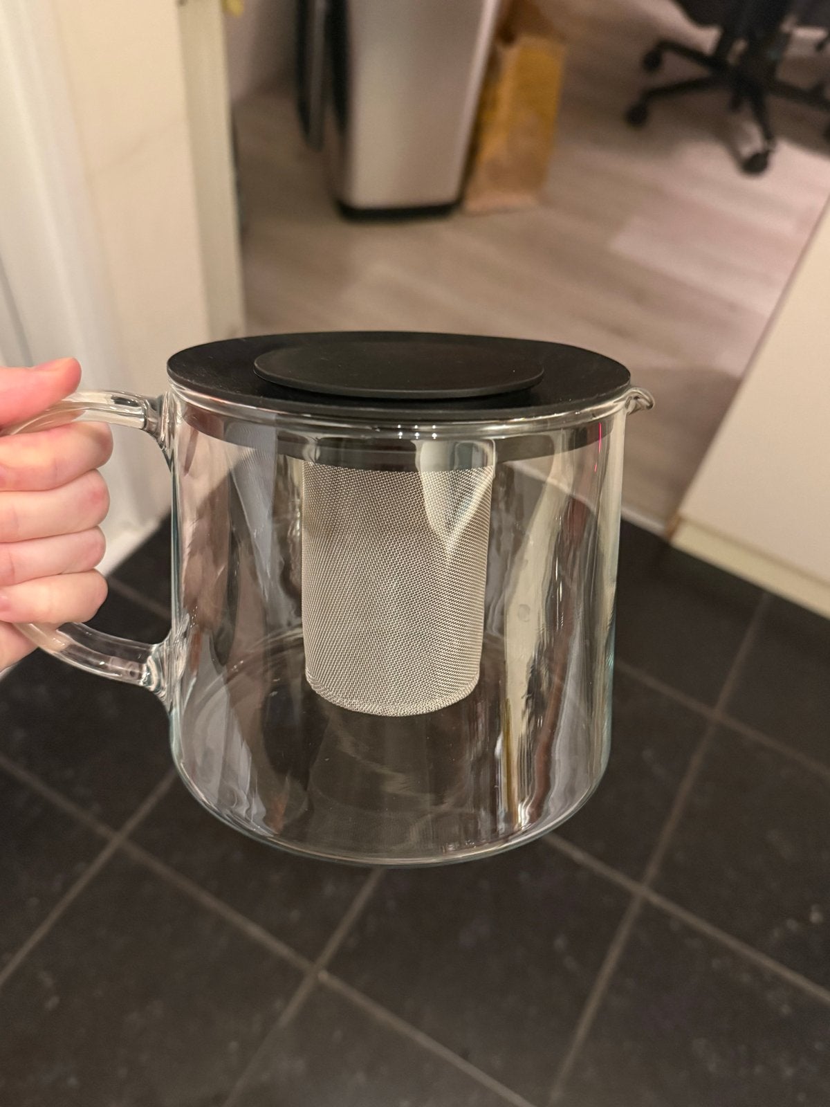 IKEA Riklig theepot met filter - 1.5L, Huis en Inrichting, Theepot/fluitketel, Glas, IKEA, Ophalen of Verzenden