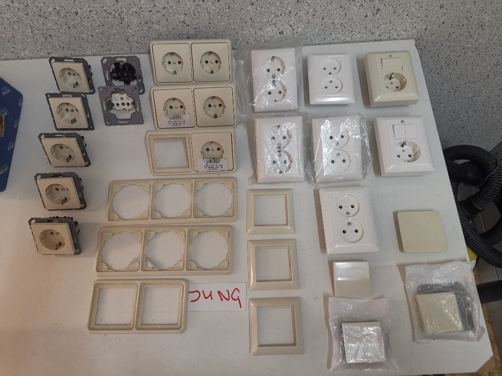 Schakelaars en Wandcontactdozen,    INBOUW,  NIEUW, Ophalen, Nieuw, Schakelaar