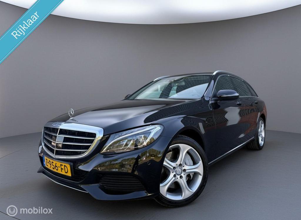 Mercedes C-klasse Estate C350 e Panno Carplay Luchtvering Ac, Auto's, Automaat, Achterwielaandrijving, Gebruikt, Leder en Stof