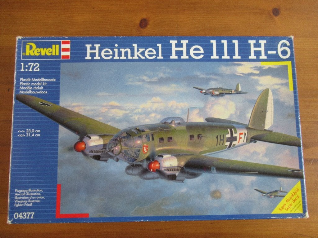 Heinkel He 111 H-6 (Revell 1/72), 1:72 tot 1:144, Revell, Ophalen of Verzenden, Zo goed als nieuw