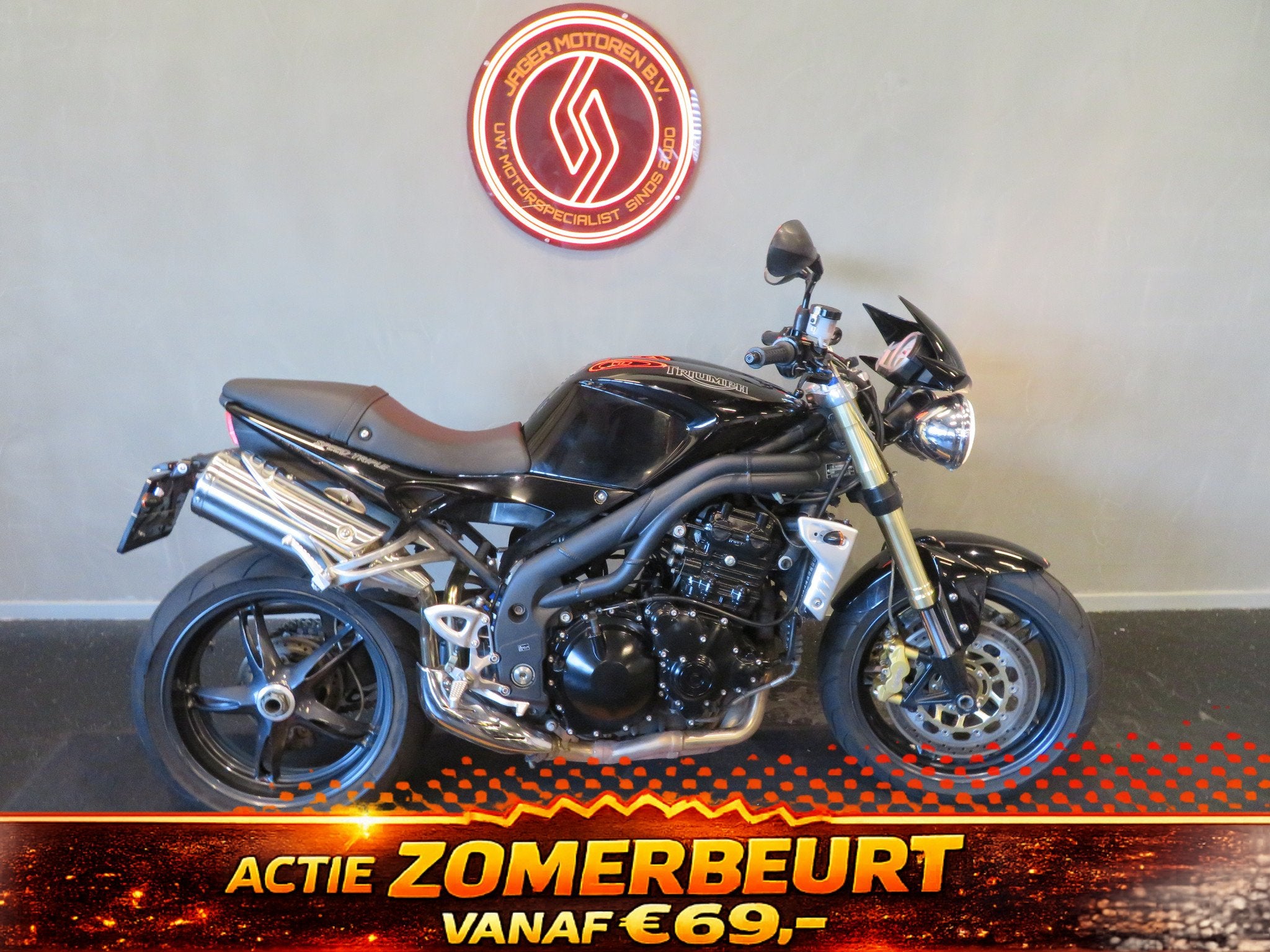 Triumph SPEED TRIPLE 1050 SUPERSTRAK! (bj 2007), Motoren, Motoren | Triumph, Bedrijf, Naked bike