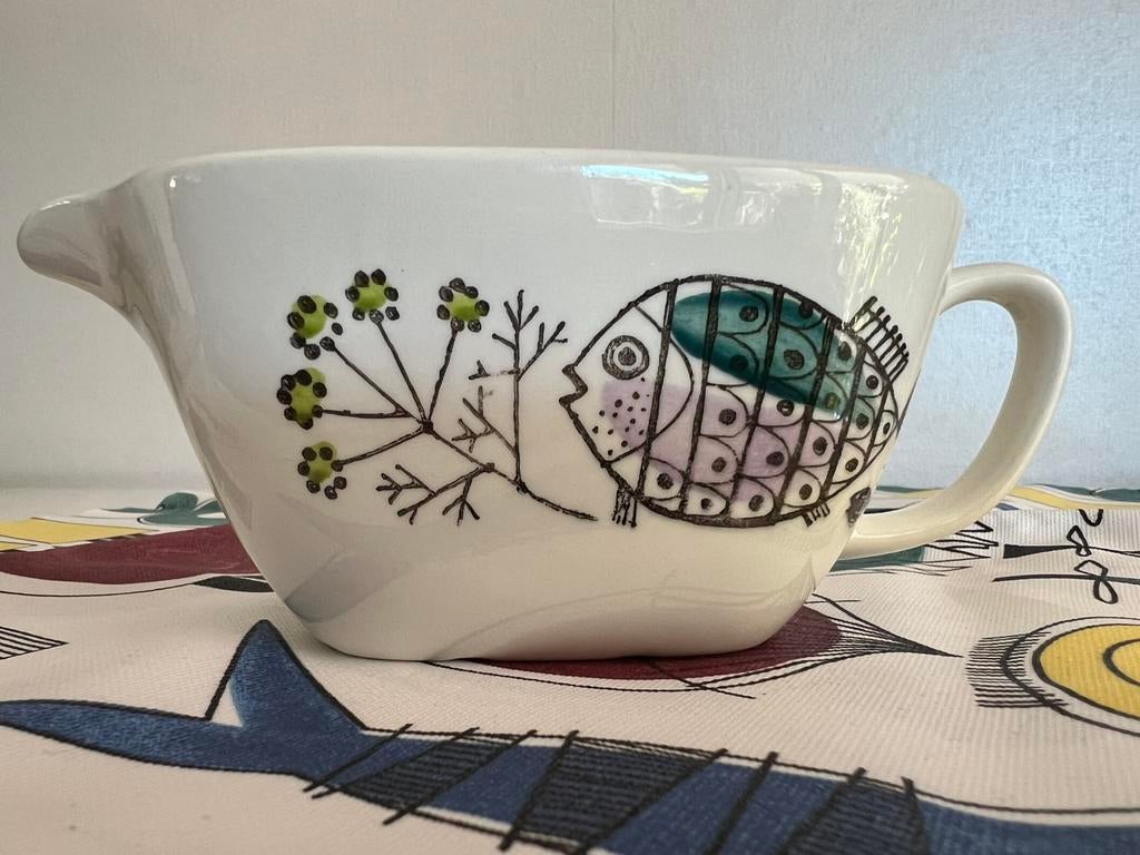 Vintage Rörstrand Petri Sauskom Visjes Marianne Westman 50’s, Ophalen of Verzenden