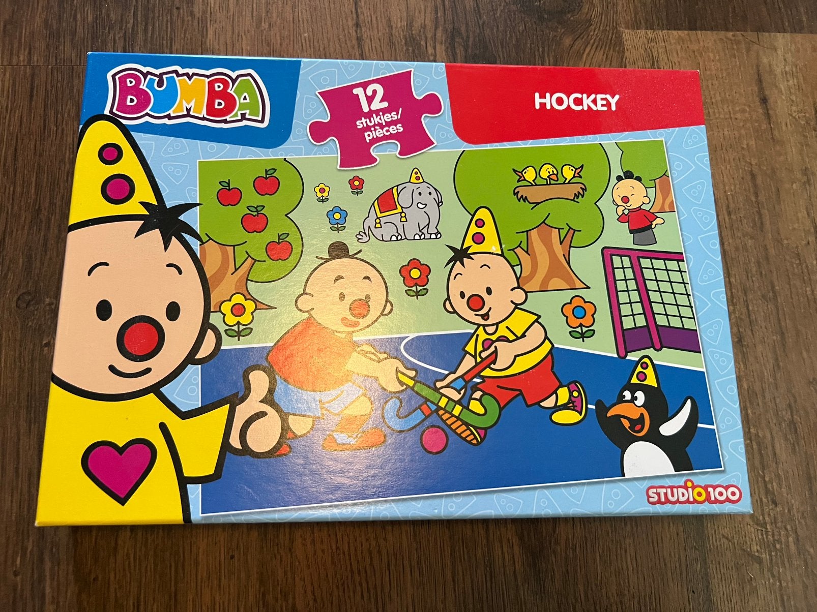 Bumba puzzel hockey, Ophalen of Verzenden, 10 tot 50 stukjes, Zo goed als nieuw, 6 maanden tot 2 jaar