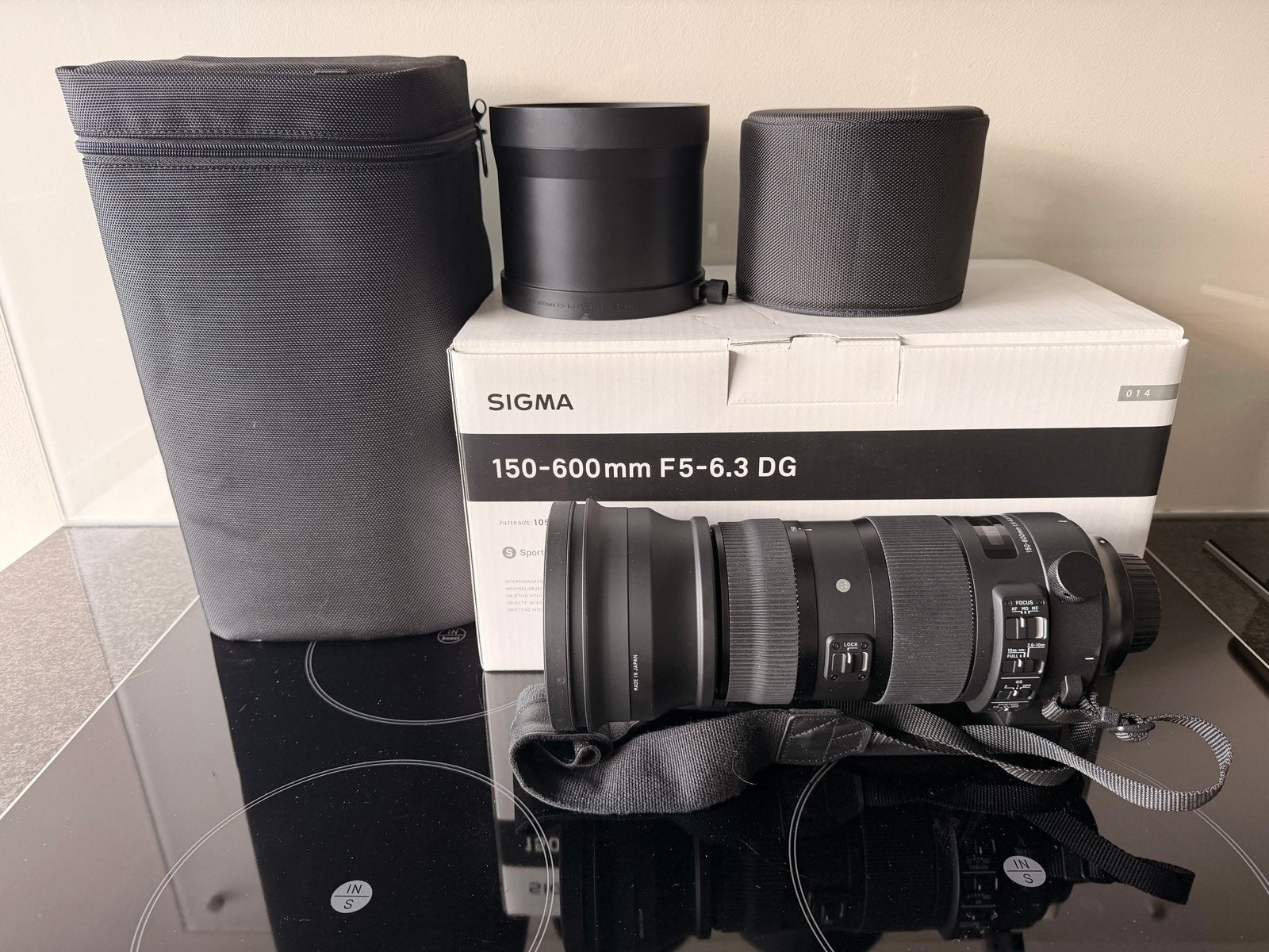 Sigma 150-600mm F5-6.3 DG OS HSM Contemporary, Audio, Tv en Foto, Fotografie | Lenzen en Objectieven, Zo goed als nieuw, Telelens