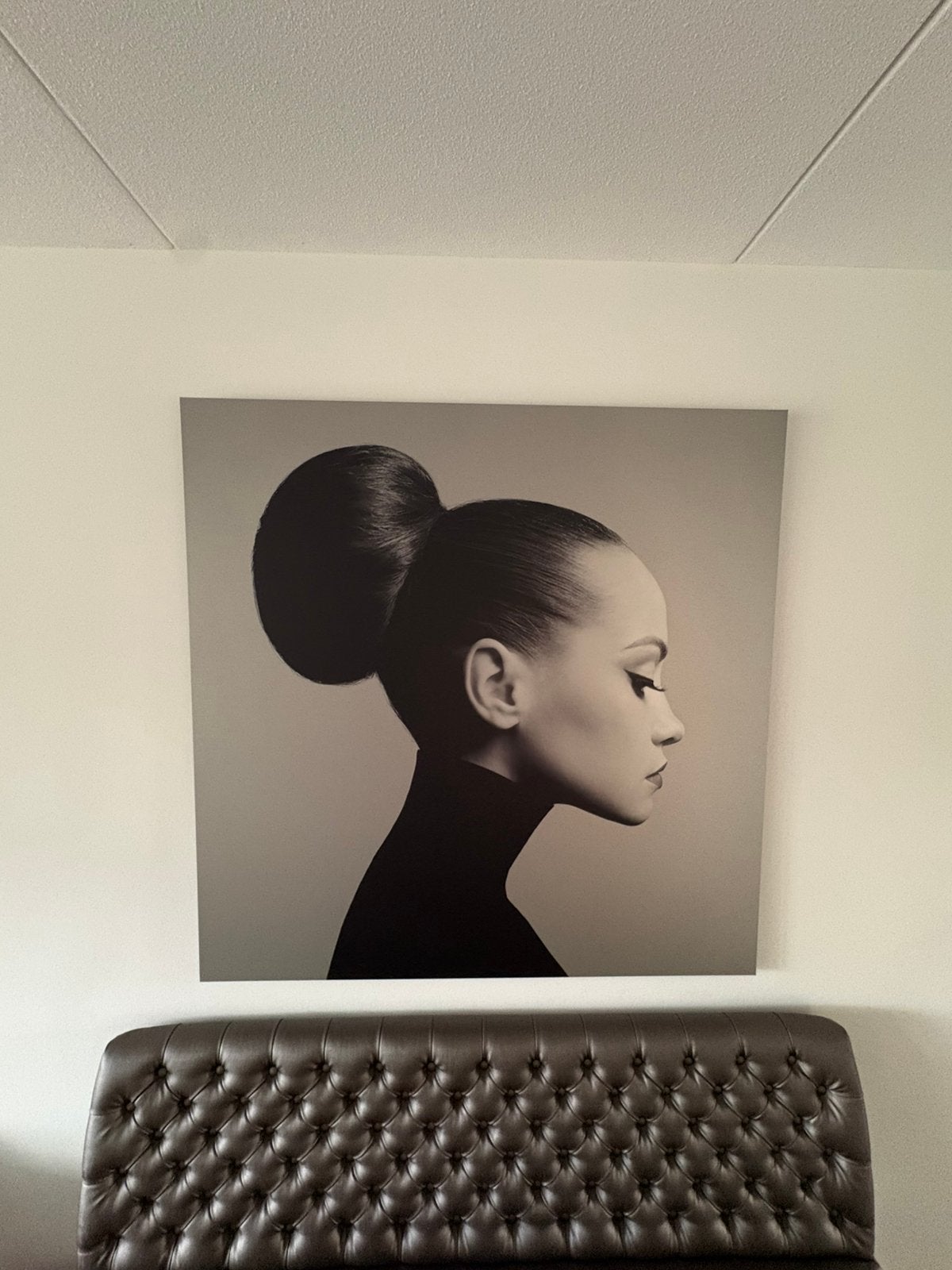 Geborsteld aluminium art 130x130cm, Antiek en Kunst, Ophalen