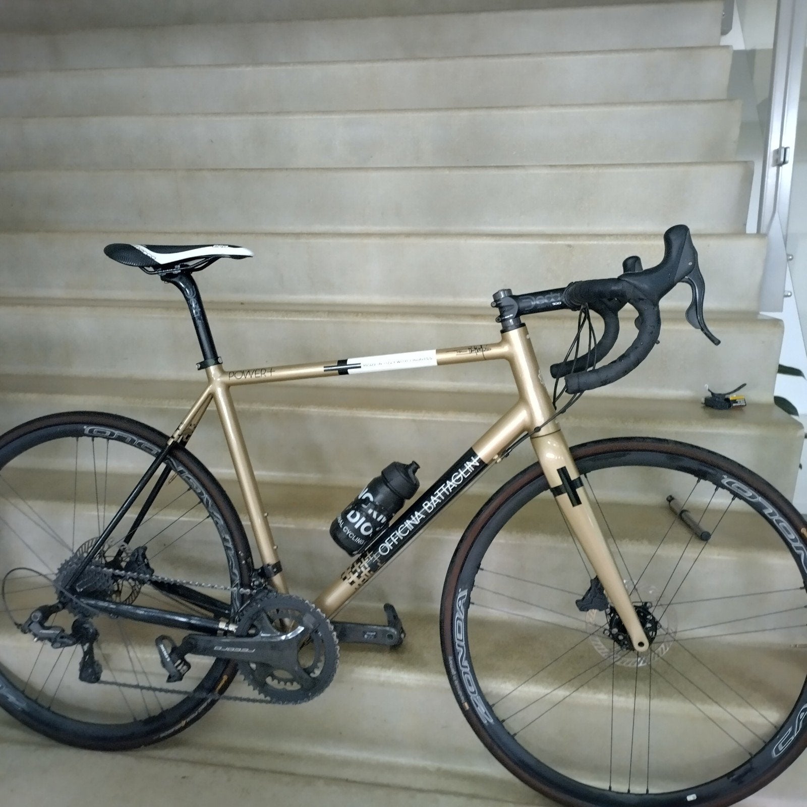 Battaglin power+ Custom Racefiets, Campagnolo Record,  Staal, Ophalen, Staal, 10 tot 15 versnellingen, Overige merken