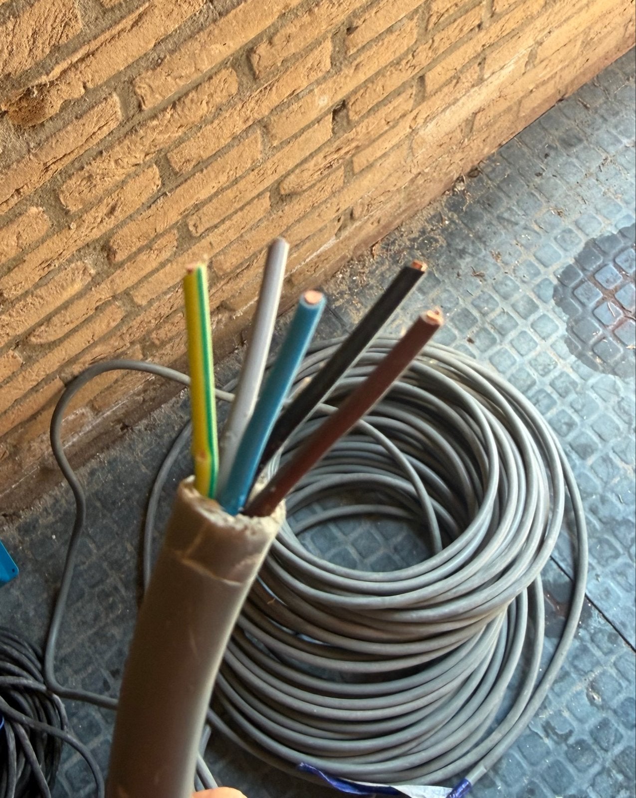 YMVK kabel - 5-aderig (2,5mm), Ophalen, Gebruikt, Overige merken, Kabel of Snoer
