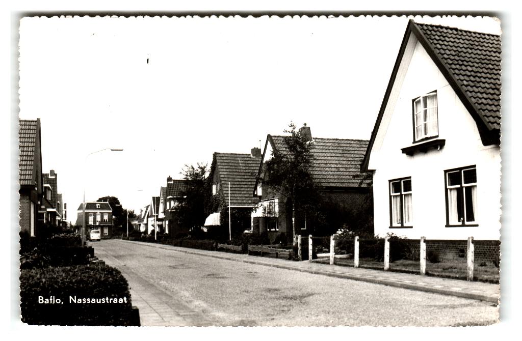 Baflo, Nassaustraat, Verzamelen, Verzenden, 1960 tot 1980, Gelopen, Groningen