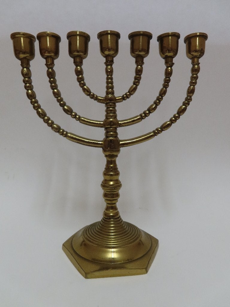 Menora / Joodse kandelaar, Antiek en Kunst, Ophalen of Verzenden, Koper of Brons