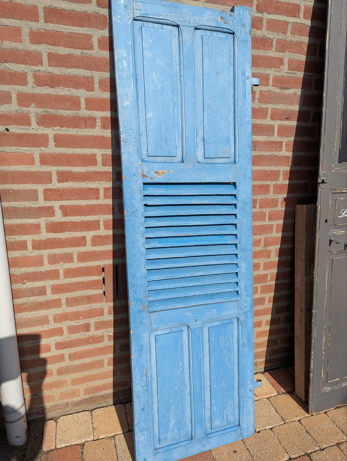 Antiek Brocante Luik uit Zuid-Frankrijk - Blauw, Ophalen