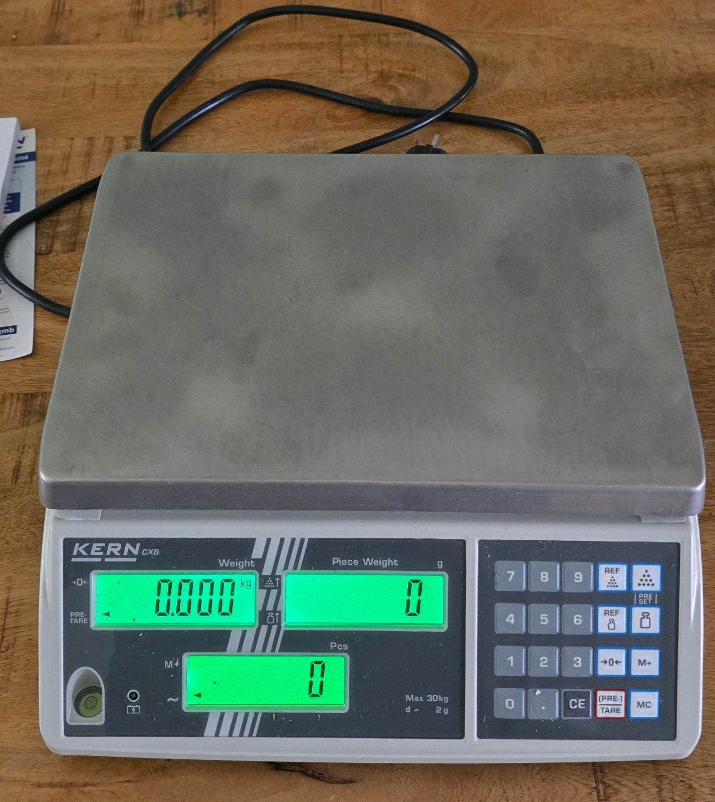 KERN XCB 30K2 digitale telweegschaal, Witgoed en Apparatuur, Weegschalen, Zo goed als nieuw, Digitaal, Overige typen, 1 tot 500 gram