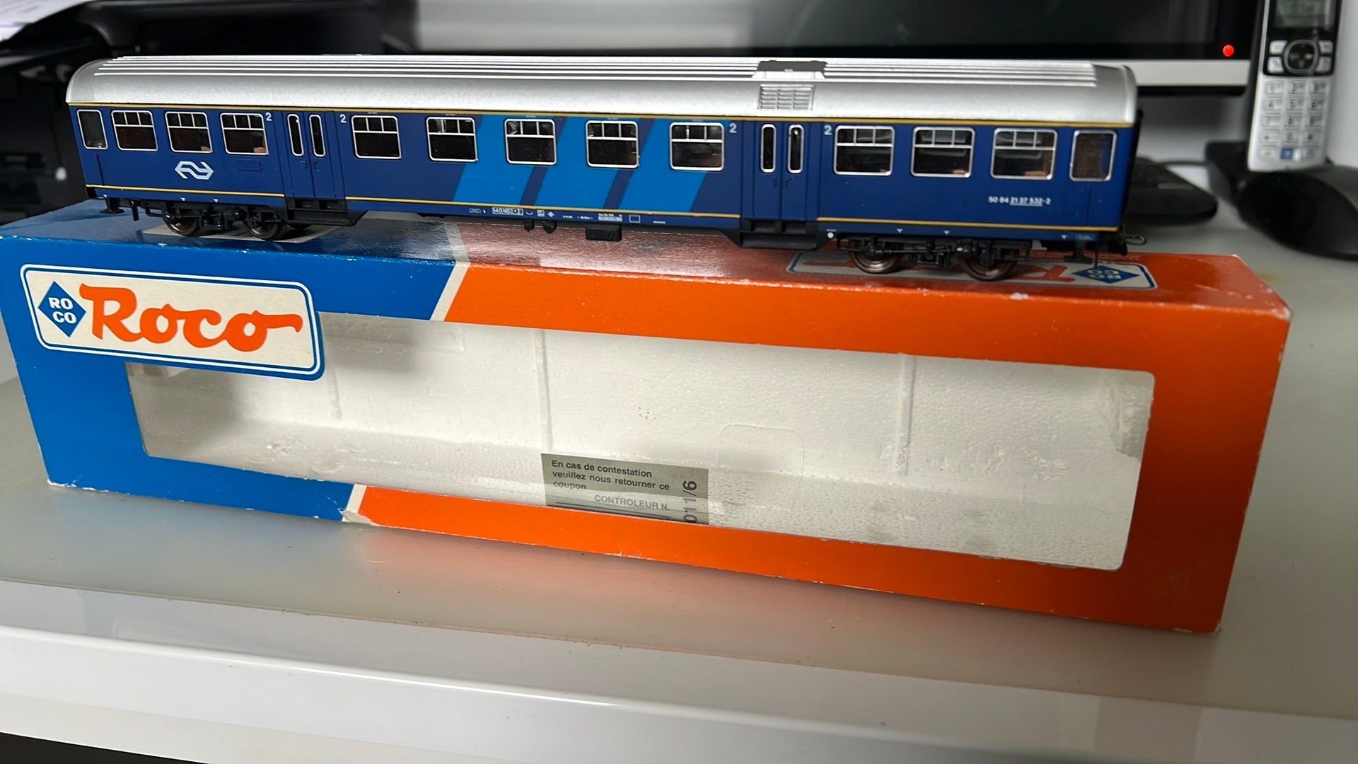 Roco 45285 NS wagon. Plan. W., Gelijkstroom, Analoog, Wagon, Ophalen of Verzenden