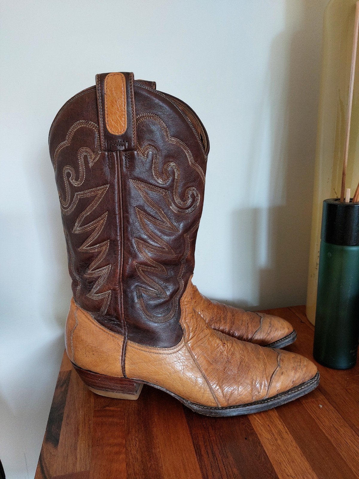 Montana Cowboylaarzen - Bruin/Beige - Maat 42, Montana, Bruin, Boots, Ophalen of Verzenden