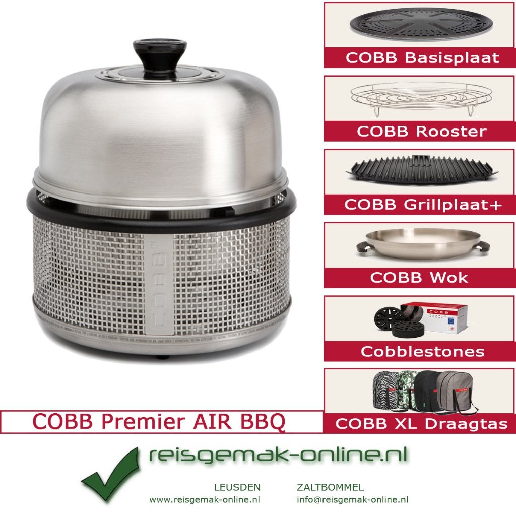 Complete COBB Premier Air incl. Accessoires & Gratis Extra's, Ophalen of Verzenden, Nieuw, Cobb, Met accessoires