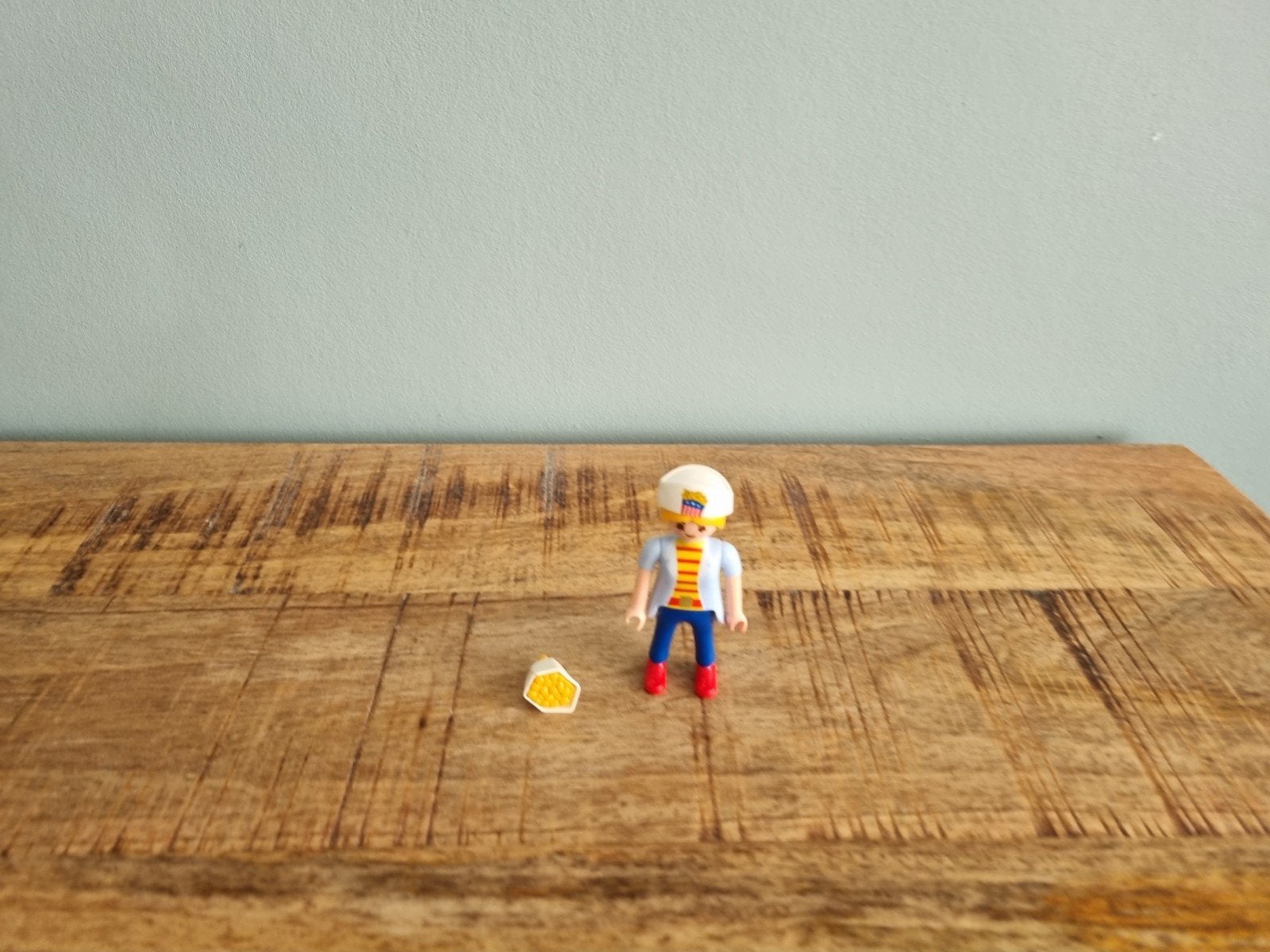 Playmobil Verkoper met Frietjes - Speelfiguur, Ophalen of Verzenden, Gebruikt, Jongen of Meisje