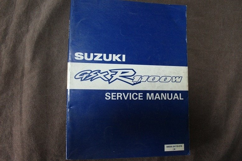 Suzuki GSX-R1100W 1993 motorcycle service manual GSX R 1100, Motoren, Ophalen of Verzenden, Suzuki