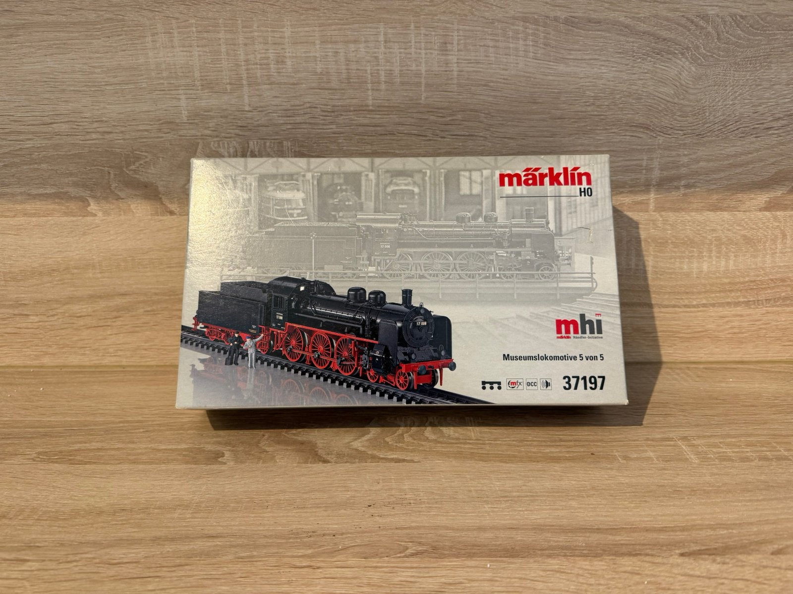 Marklin 37197 museumlok BR 17 MFX Sound + Rook, Wisselstroom, Locomotief, Verzenden, Zo goed als nieuw