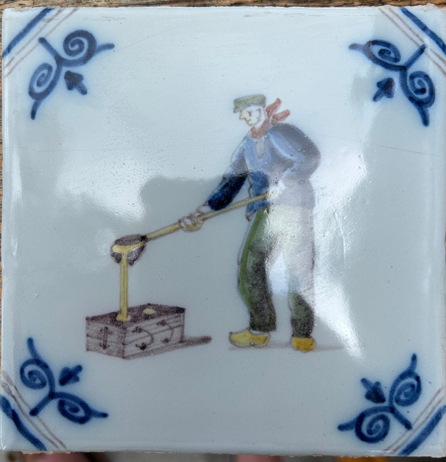 Tichelaar Makkum Remeha herdenkingstegel, Ophalen of Verzenden