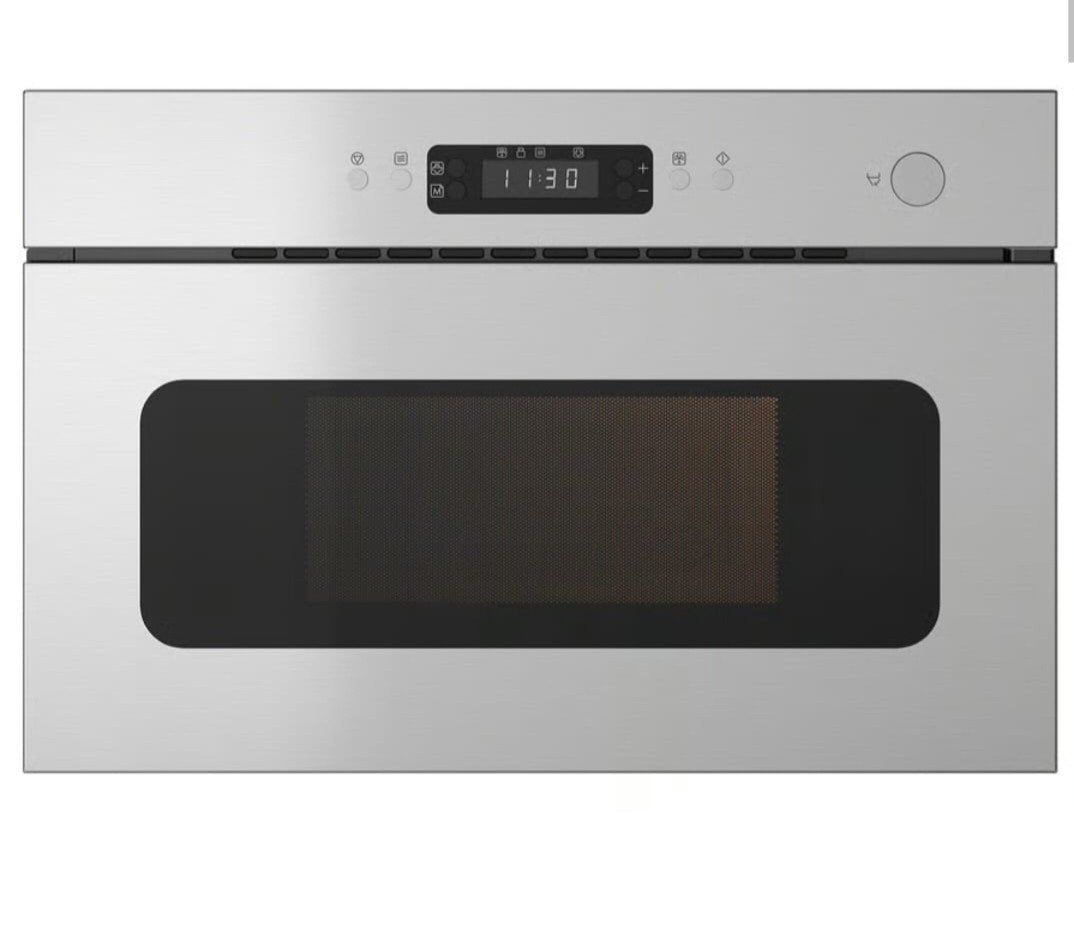IKEA inbouw magnetron MATTRADITION (roestvrij staal), Ophalen, Combimagnetron, Zo goed als nieuw, Inbouw