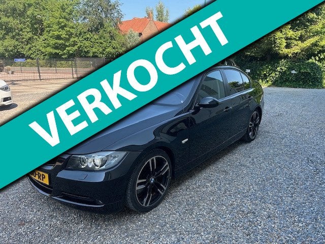BMW 3-serie 335i High Executive, Automaat, Gebruikt, Leder en Stof, Zwart