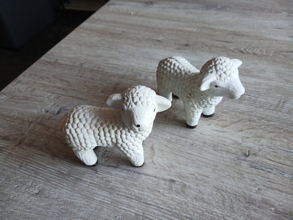 schaapjes van kerststallen, Ophalen, Gebruikt