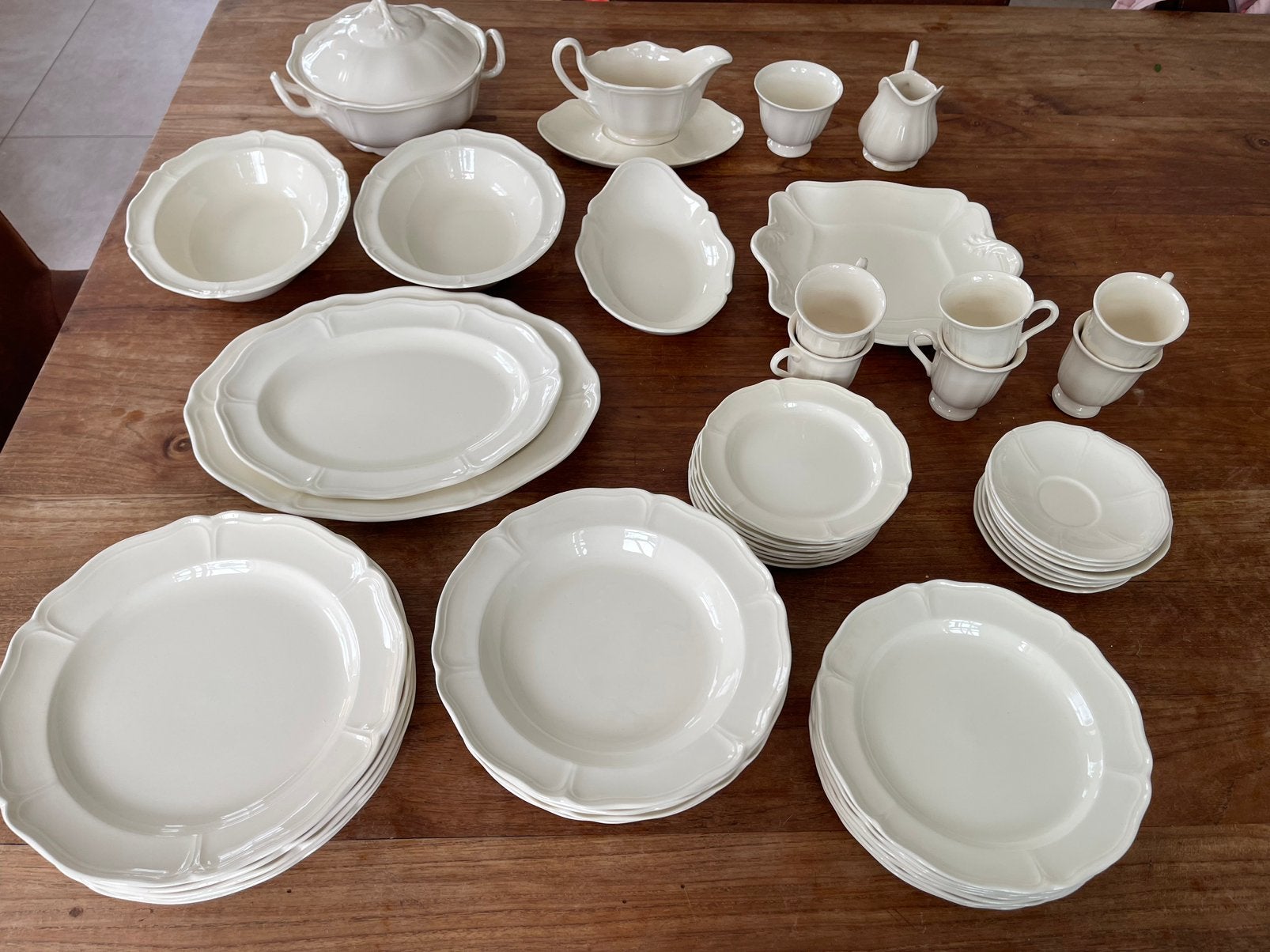 Wedgwood Queen's Plain servies compleet, Ophalen of Verzenden