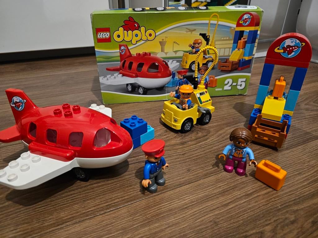 Lego Duplo Vliegtuig en Luchthaven Set 10590, Gebruikt, Overige thema's, Lego, Ophalen of Verzenden