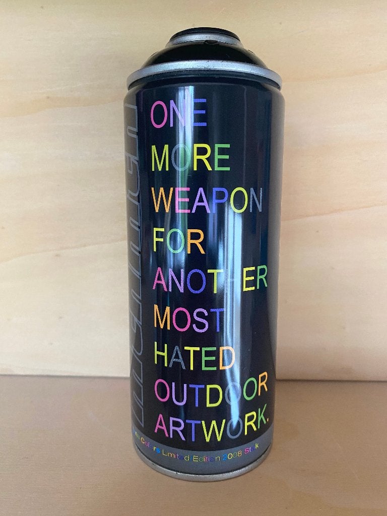 Stak MTN colors Montana paint can limited edition 2008 spray, Ophalen of Verzenden, Object, Zwart, Overige materialen