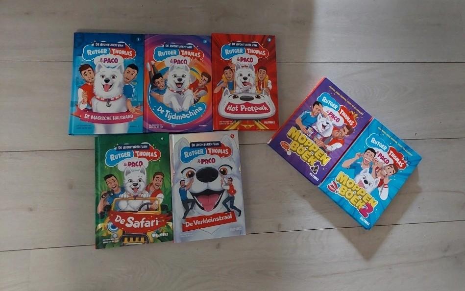 Rutger, Thomas & Paco Boekenpakket (7 boeken), Ophalen of Verzenden, Zo goed als nieuw, Rutger Vink, Thomas van Grinsven, Fictie algemeen
