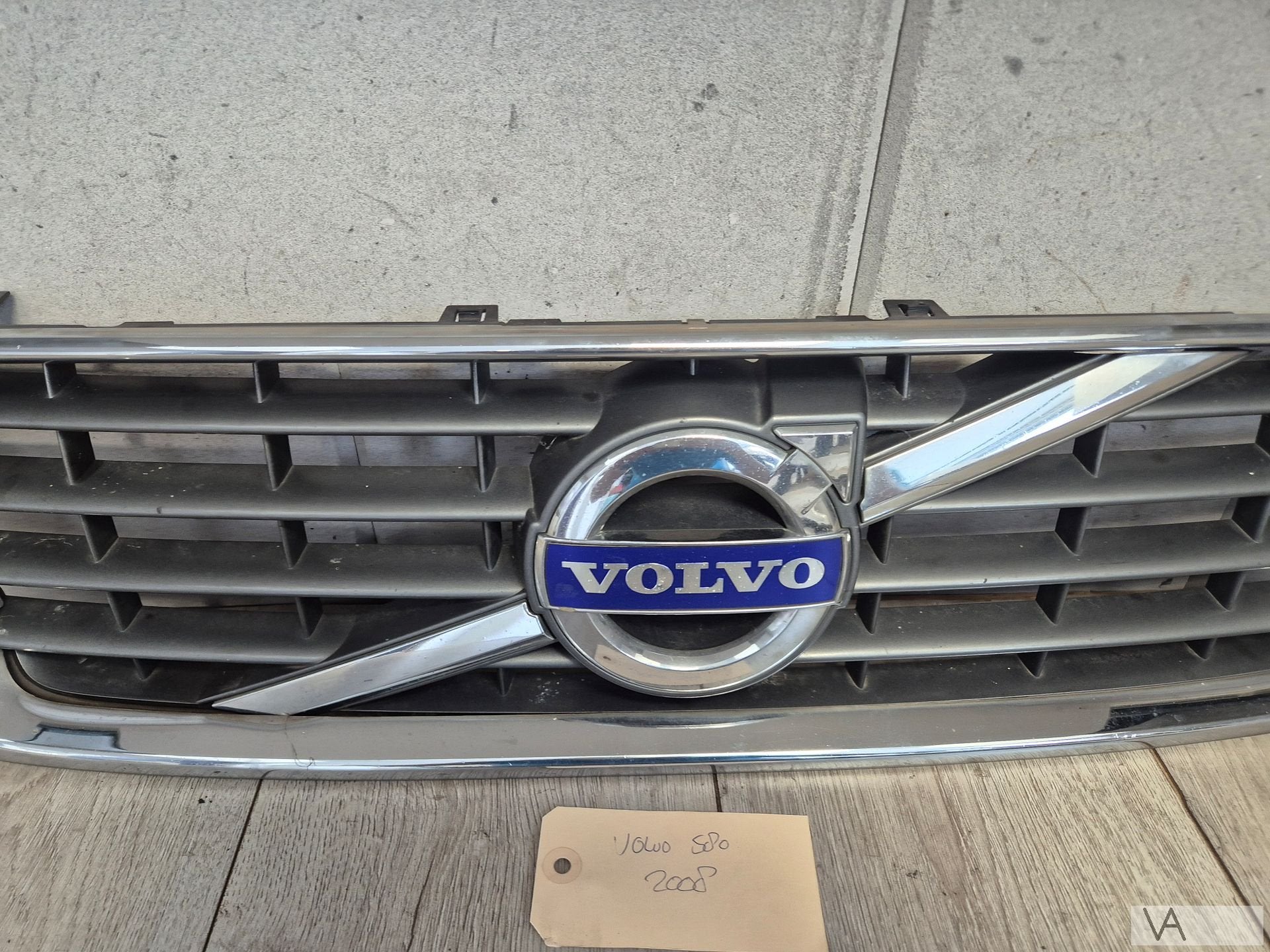 Grille in voorbumper van Volvo S80 2006 tot 2011 origineel, Gebruikt, -, -, Ophalen of Verzenden
