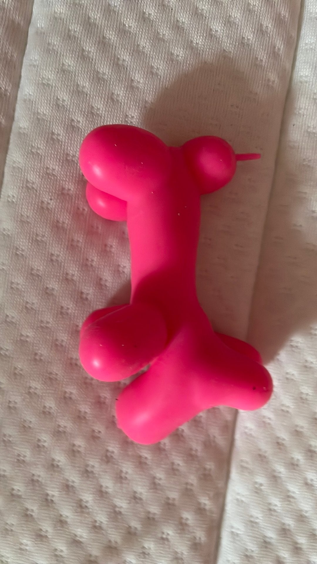 Balloon dog squishy, Ophalen of Verzenden, Zo goed als nieuw