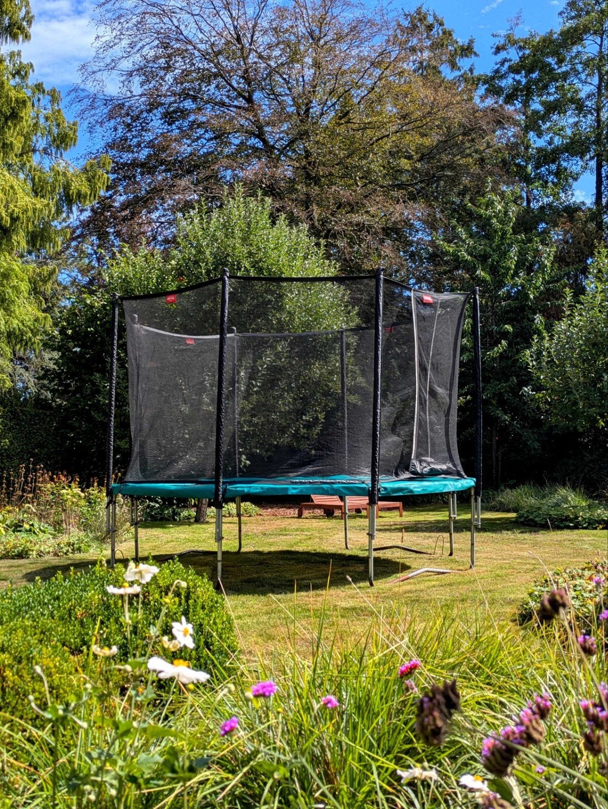 BERG Favorit Regular 380 Groen Trampoline met Veiligheidsnet