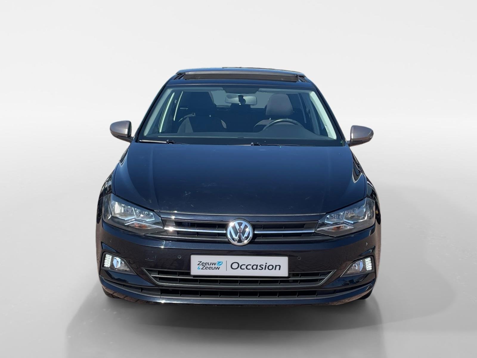 Volkswagen Polo 1.0 TSI Comfortline *Navigatie via carplay*P, Auto's, Voorwielaandrijving, Stof, Zwart, Origineel Nederlands