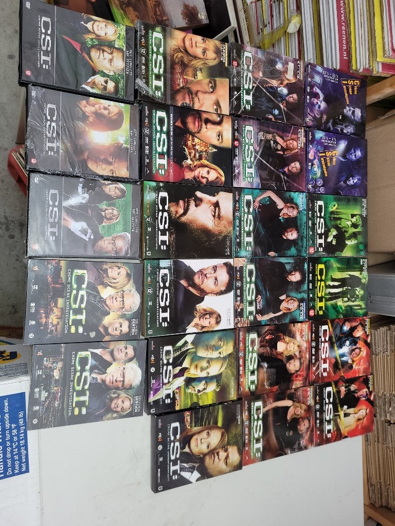 zgan dvd serie csi het complete seizoen van 1 tot 13, Alle leeftijden, Ophalen of Verzenden, Zo goed als nieuw