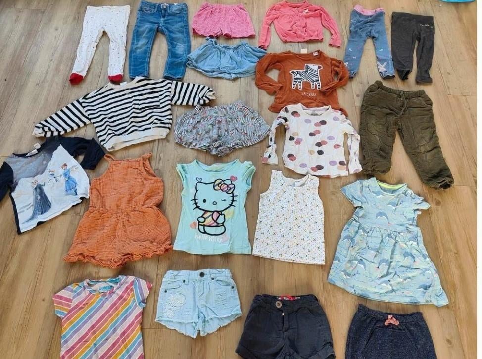 21-delig kledingpakket meisje maat 98 104 zomer bengh Tommy, Ophalen of Verzenden