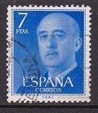 A210 - Spanje Michel 2120 gestempeld , Generaal Franco, Verzenden, Gestempeld
