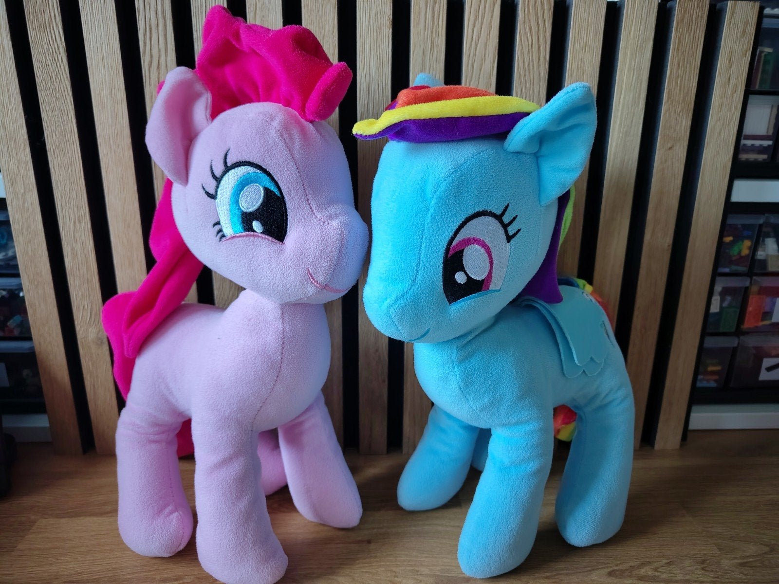 My Little Pony knuffel - Pinkie Pie en Rainbow Dash, Paard, Gebruikt, Overige karakters, Ophalen of Verzenden