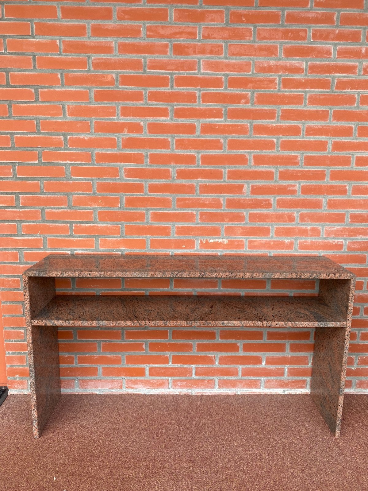 Marmeren sidetable, Overige materialen, Gebruikt, 100 tot 150 cm, Ophalen of Verzenden