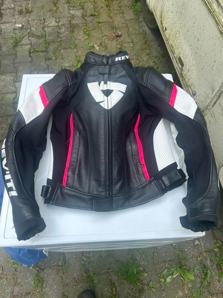 Revit motorjas vrouw maat 36, Motoren, Kleding | Motorkleding, Ophalen of Verzenden, Tweedehands, Dames, Jas | leer