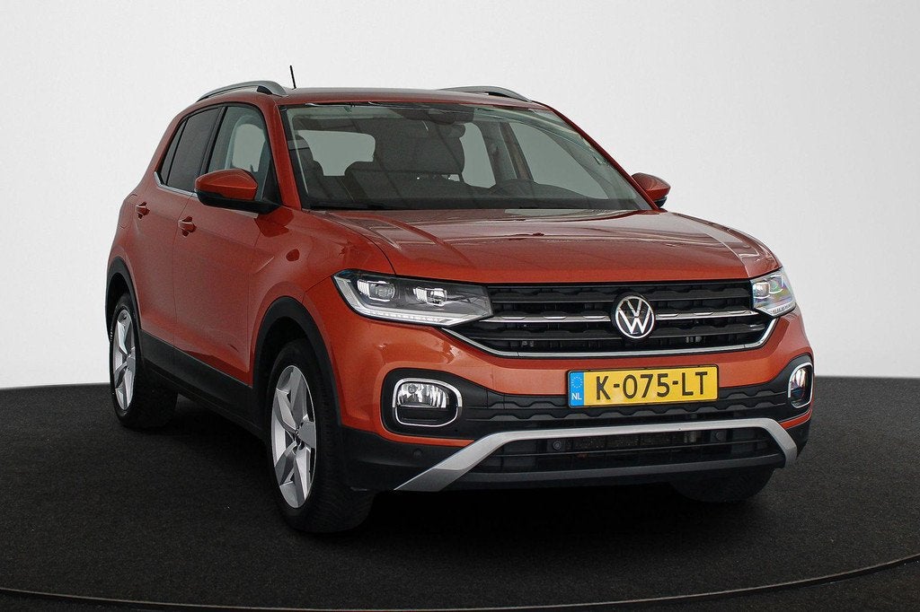 Volkswagen T-Cross 1.0 TSI Style Automaat Camera LED Climate, Auto's, Volkswagen, Gebruikt, Euro 6, Overige kleuren, Origineel Nederlands