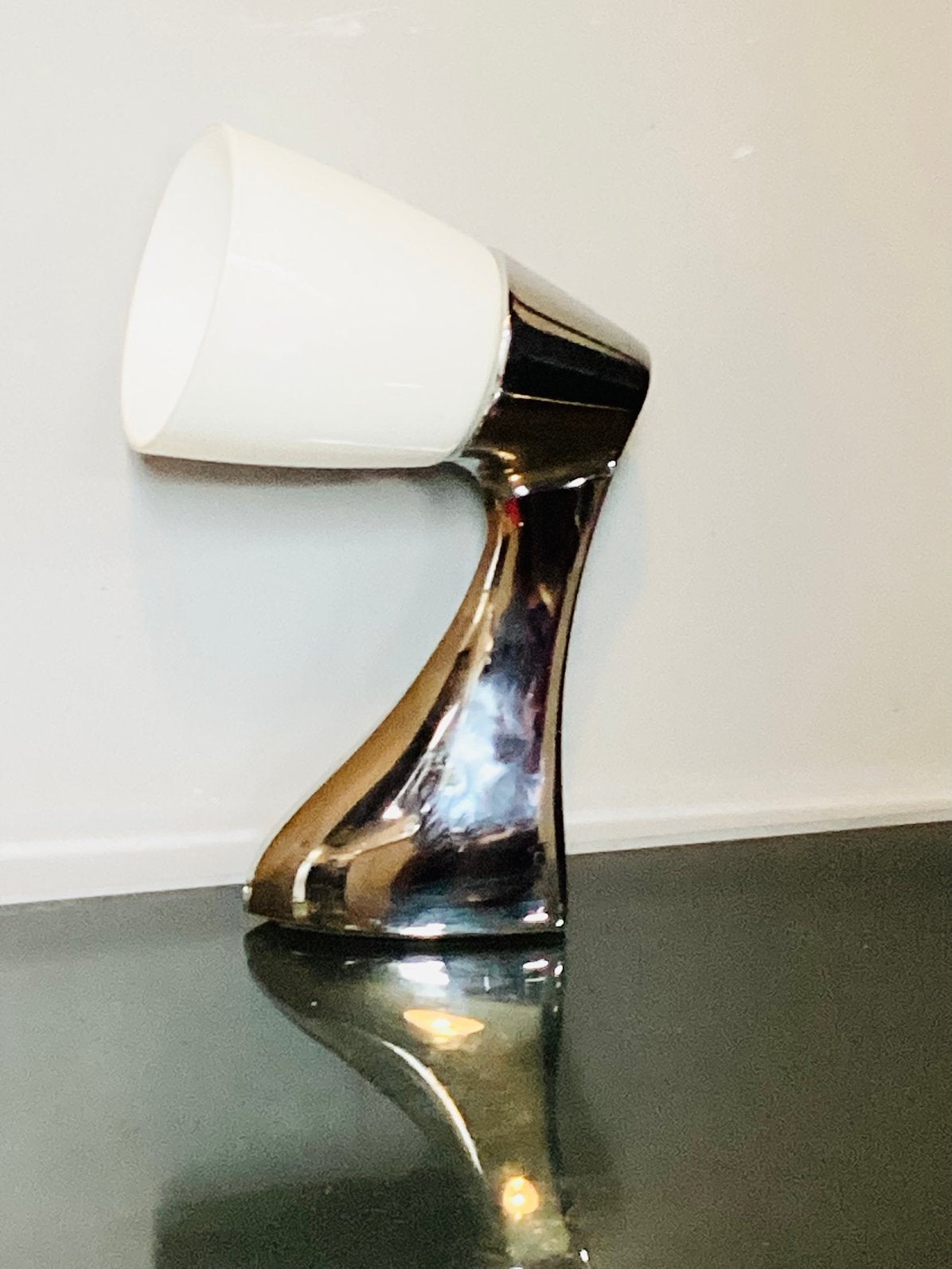 Vintage IKEA Wandlampen Type V9503 Chroom Melkglas, Ophalen of Verzenden, Zo goed als nieuw