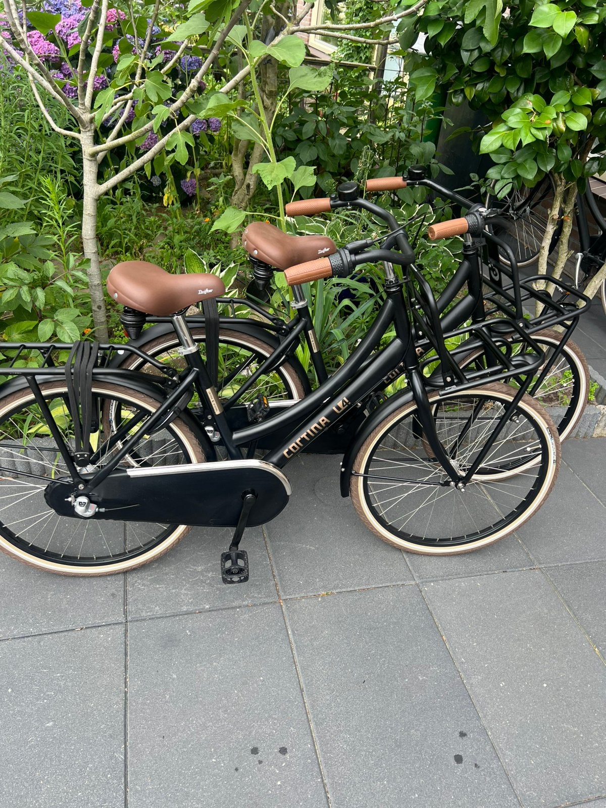 Twee Cortina u4 meisjesfiets 24 inch 3 versnelling, Ophalen, Terugtraprem, 24 inch, Versnellingen