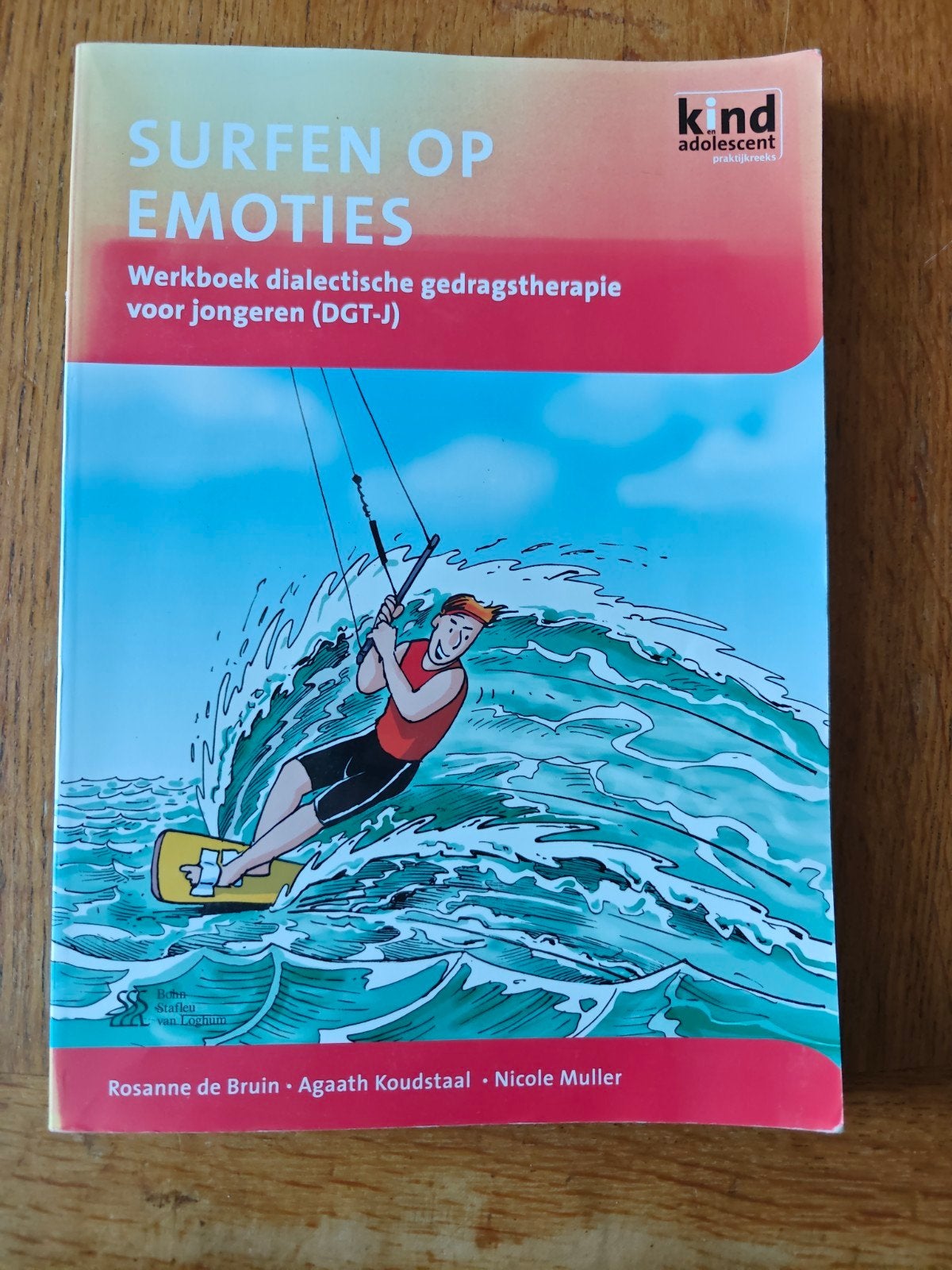 Surfen op Emoties: Werkboek DGT-J voor Jongeren, Boeken, Rosanne de Bruin, Agaath Koudstaal, Nicole Muller, Ophalen of Verzenden