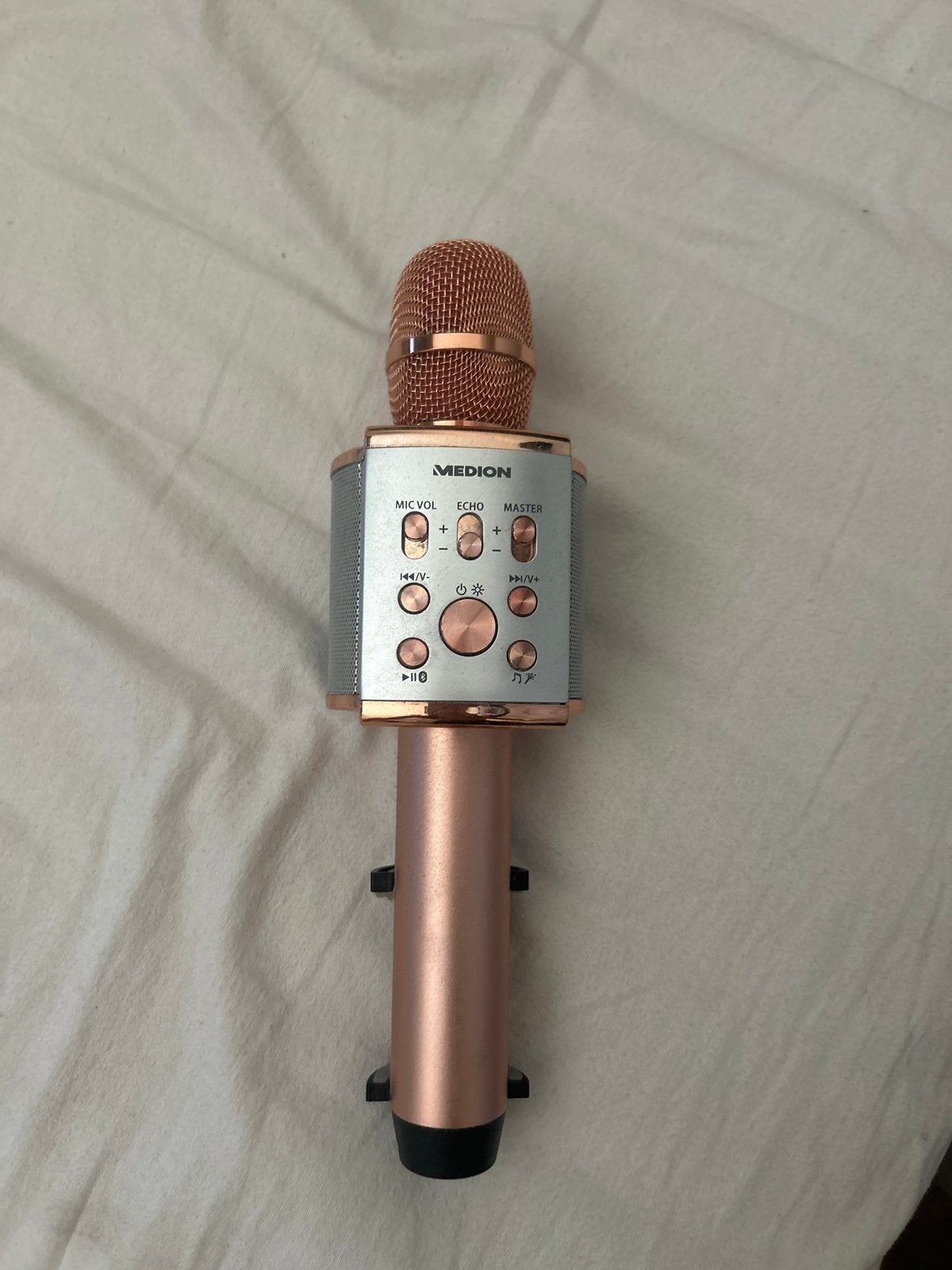 Medion Bluetooth Microfoon met Ingebouwde Speaker, Ophalen, Zo goed als nieuw, Zangmicrofoon, Draadloos
