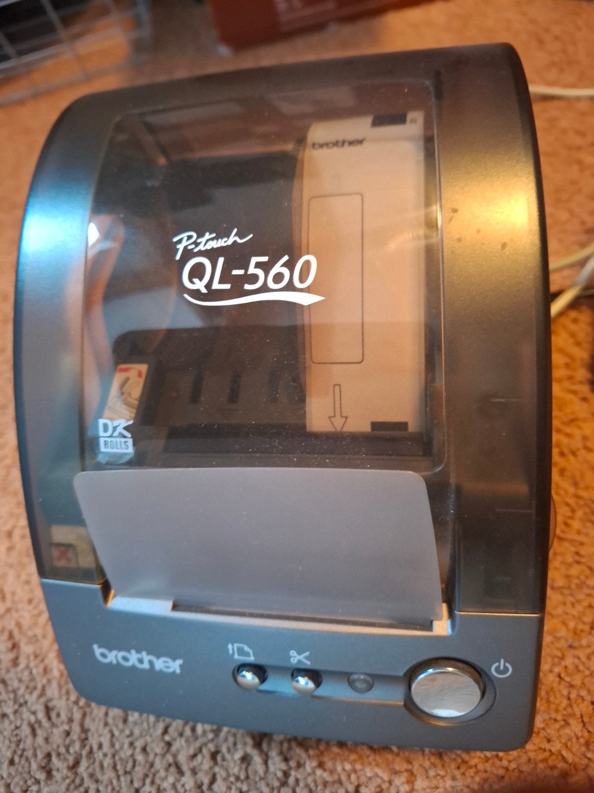 Brother P-touch QL-560 labelprinter, Zwart-en-wit printen, Gebruikt, Printer, Ophalen of Verzenden