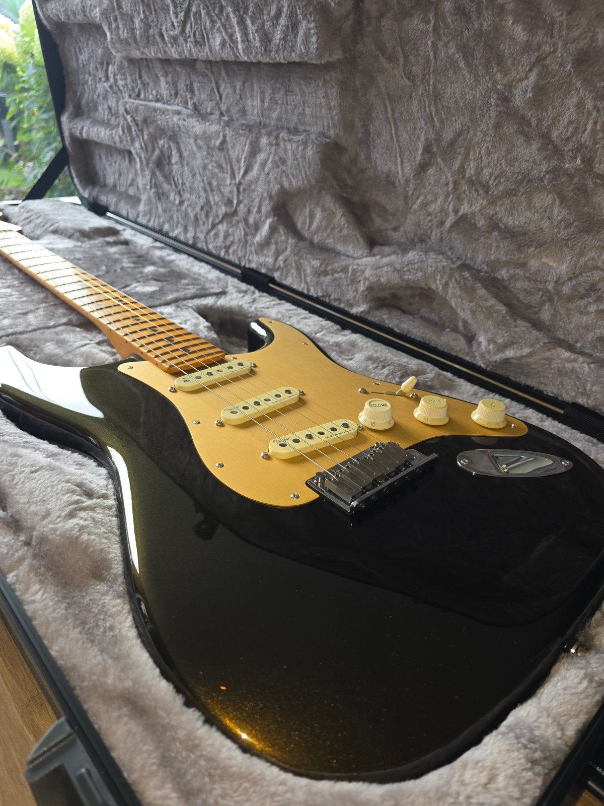 Fender Stratocaster American Ultra Texas Tea USA ZGAN, Muziek en Instrumenten, Ophalen, Zo goed als nieuw, Solid body, Fender