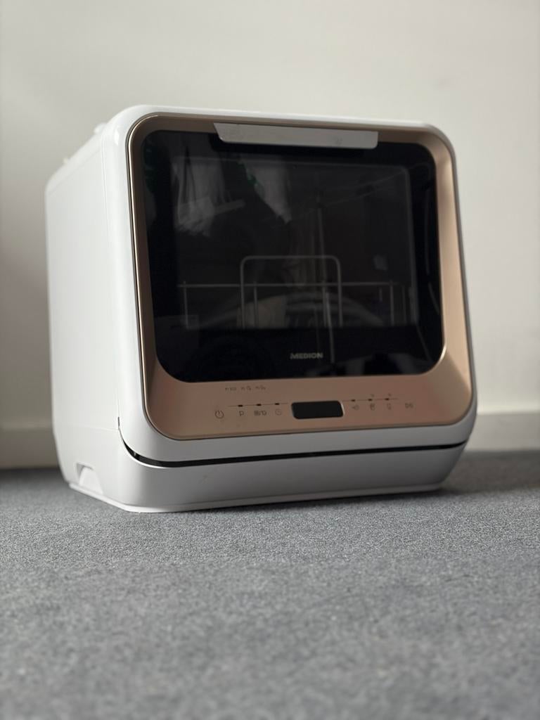MEDION MD 37217 Tafelmodel Vaatwasser, Witgoed en Apparatuur, Vaatwasmachines, Ophalen, Eco programma, Minder dan 10 liter, Zo goed als nieuw