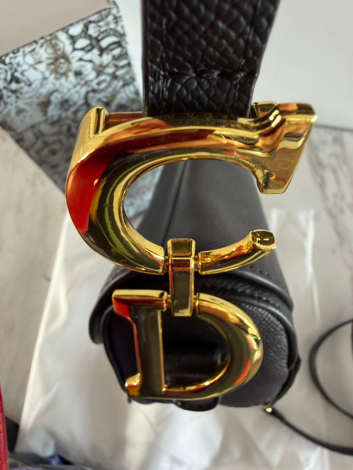 Foto 4 van Dior Saddle-tas zwart dames