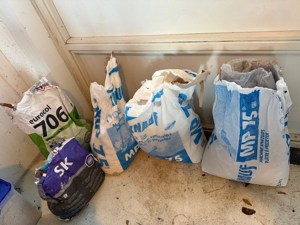 Knauf 75 e.a., Doe-het-zelf en Verbouw, Overige materialen, Gebruikt, Minder dan 5 m², Muurisolatie